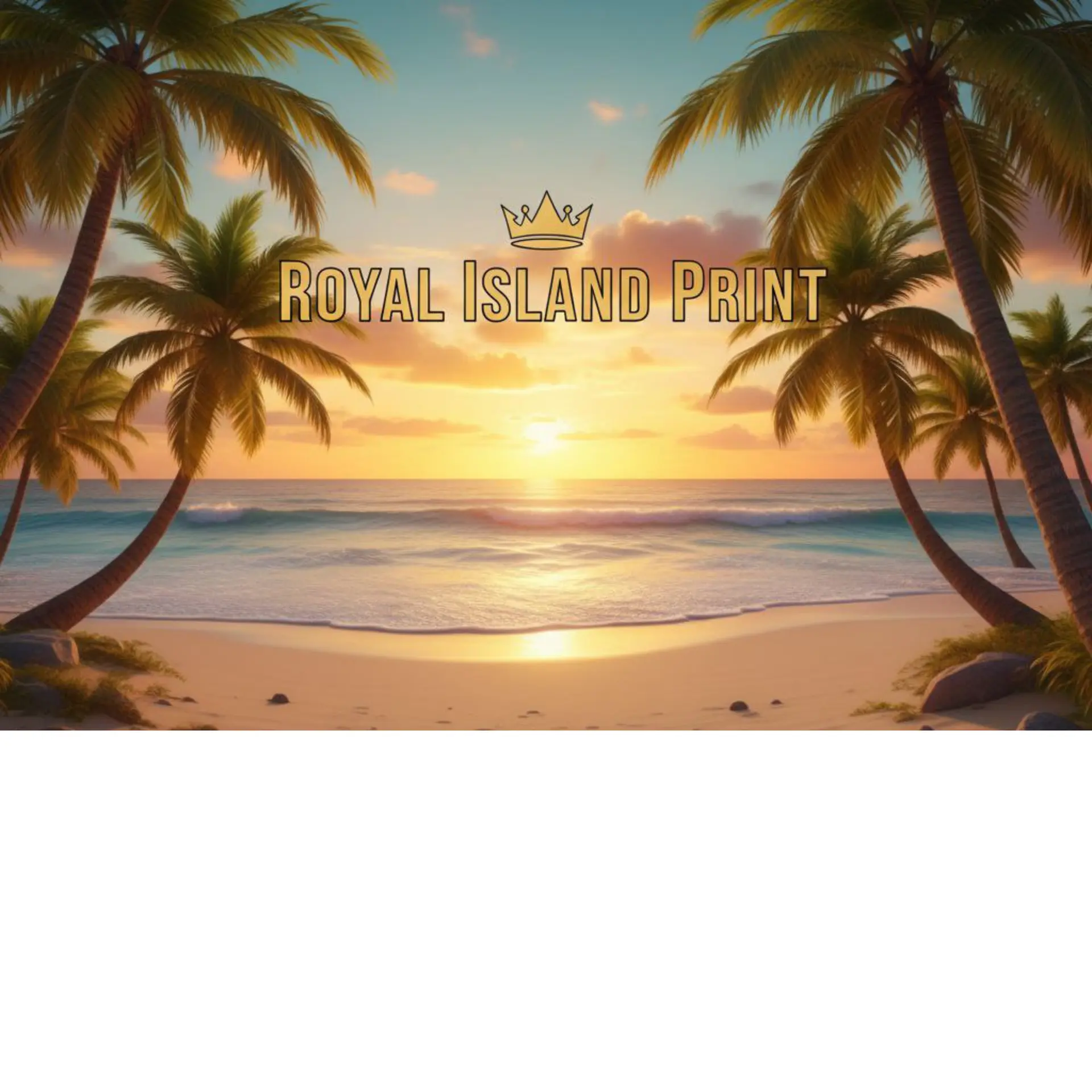 Banner for royal island prints